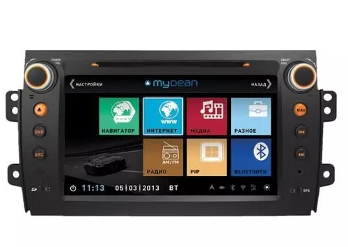 Магнитола MyDean 3124 последнего поколения с GPS для Suzuki SX4 (2006-2012)