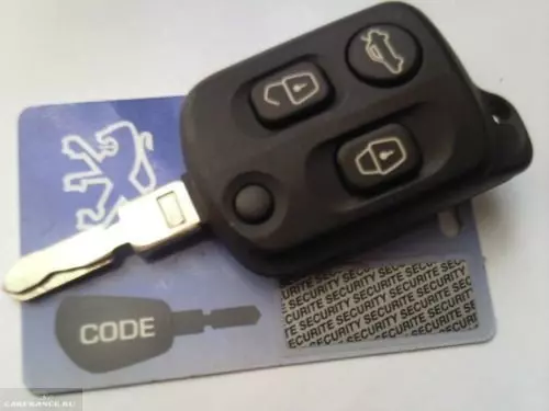 ПИН-код карты для автомобилей Peugeot