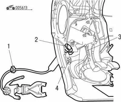 Регулировка привода сцепления Peugeot 206