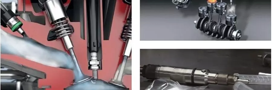Снятие и установка форсунок ручного привода и выхлопной системы Mercedes-Benz