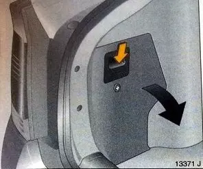 Доступ к агрегату в багажнике