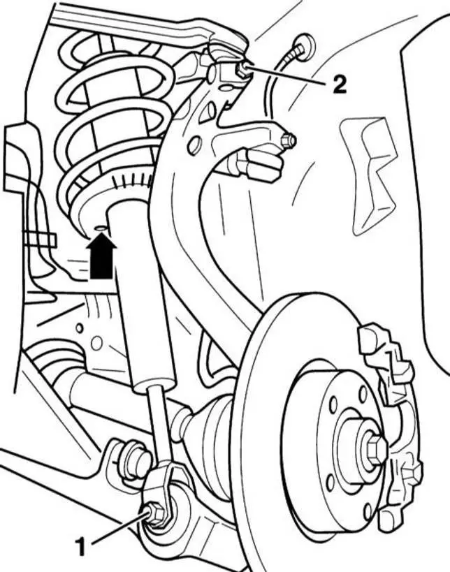 Снятие и установка амортизатора, разборка стойки амортизатора Audi A4