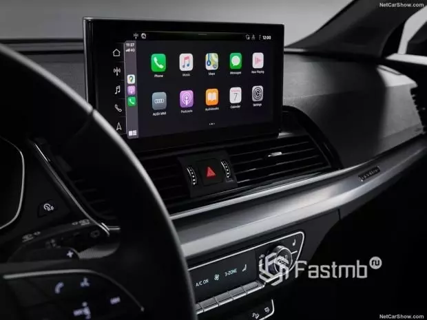 Audi Q5 2021 интерьер, мультимедиа