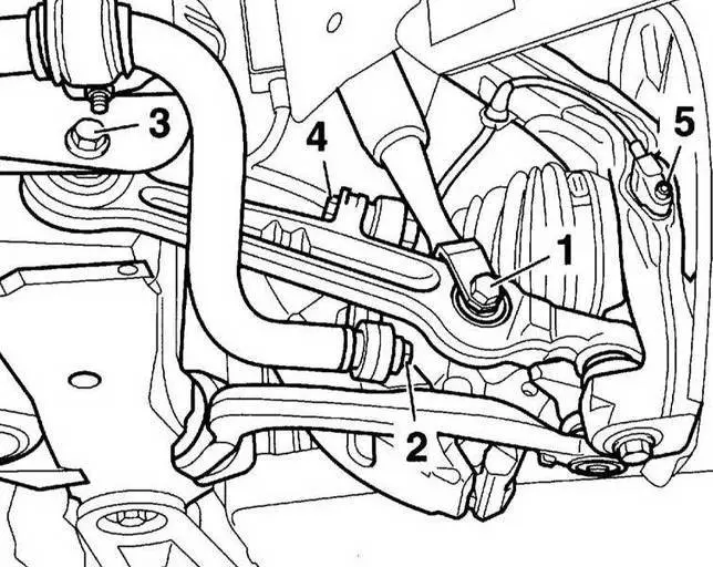 Снятие и установка амортизатора, разборка стойки амортизатора Audi A4