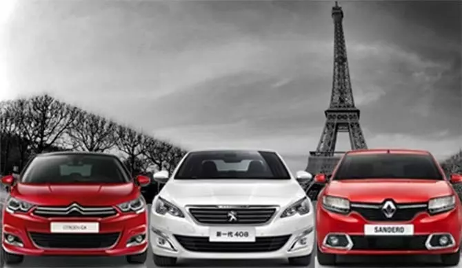 Автомобили Peugeot, Renault и Citroen