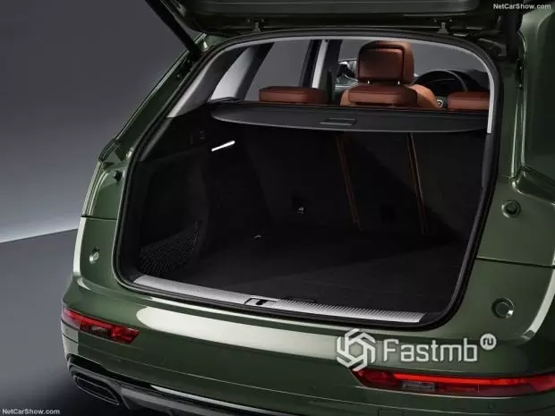 Audi Q5 2021 интерьер, багажник
